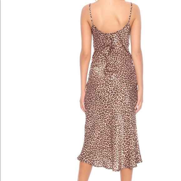 Leopard slip midi dress - Picture 2 of 2